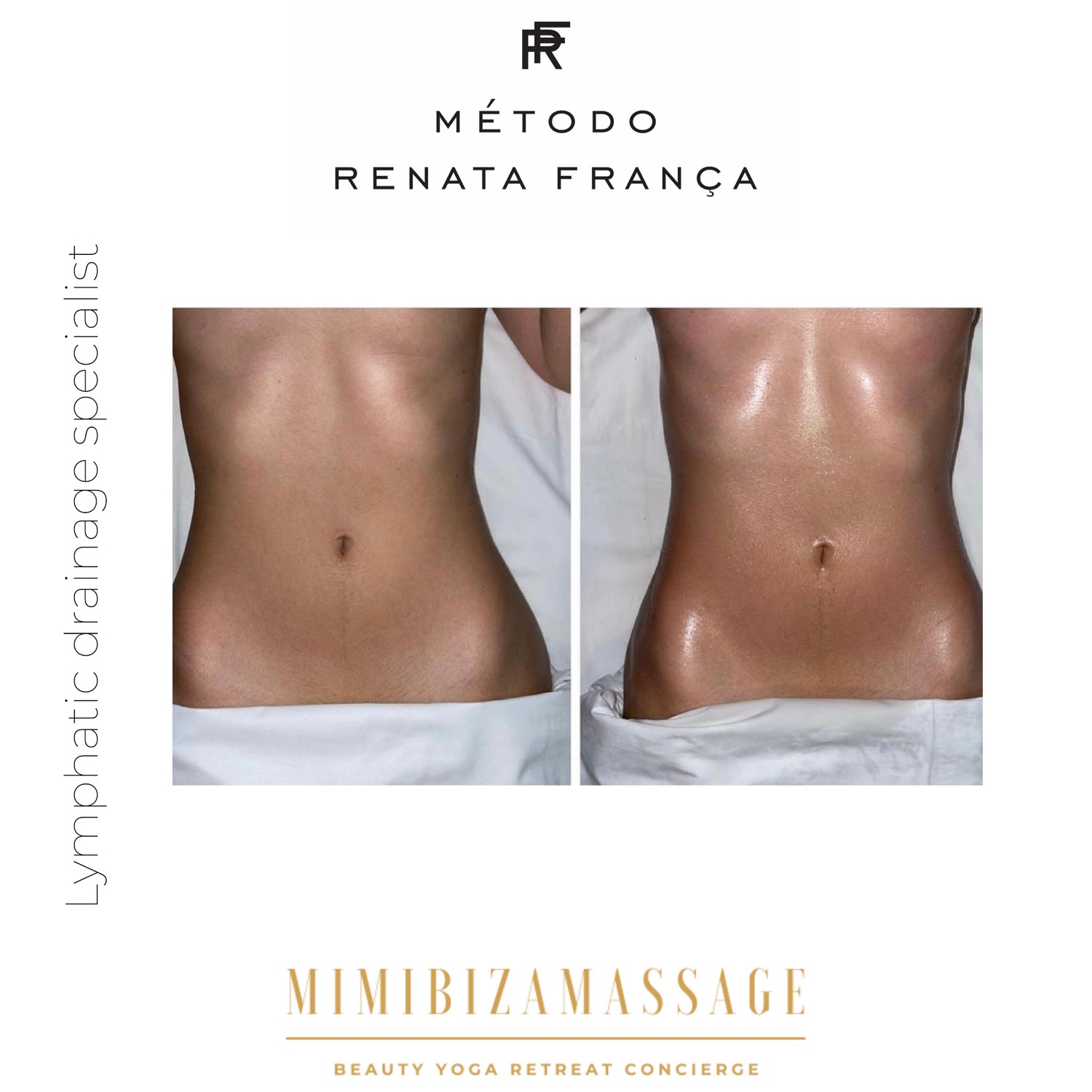 lymphatic drainage Ibiza Renata França massage at luxury villa