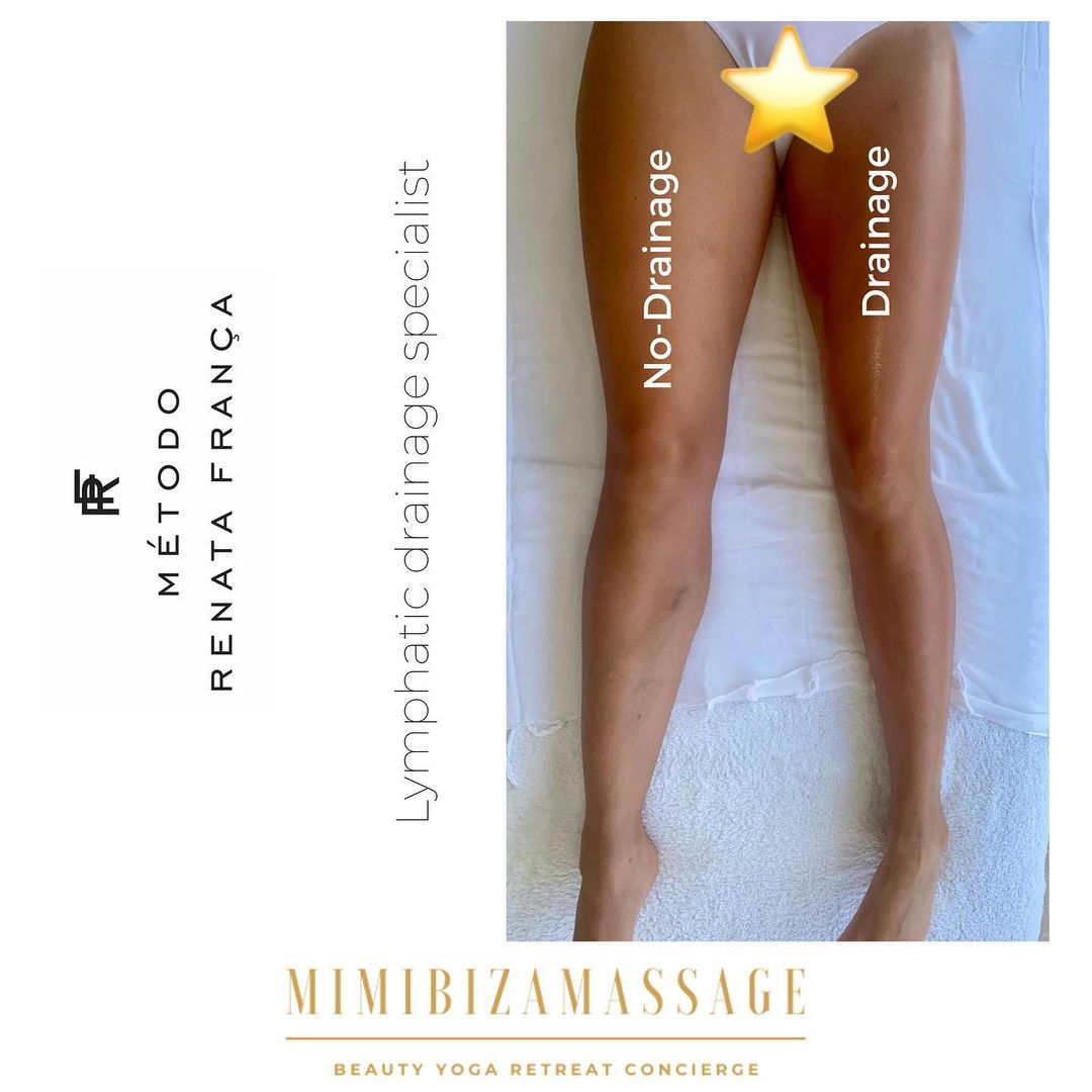 lymphatic drainage Ibiza detox massage with visible sculpting results