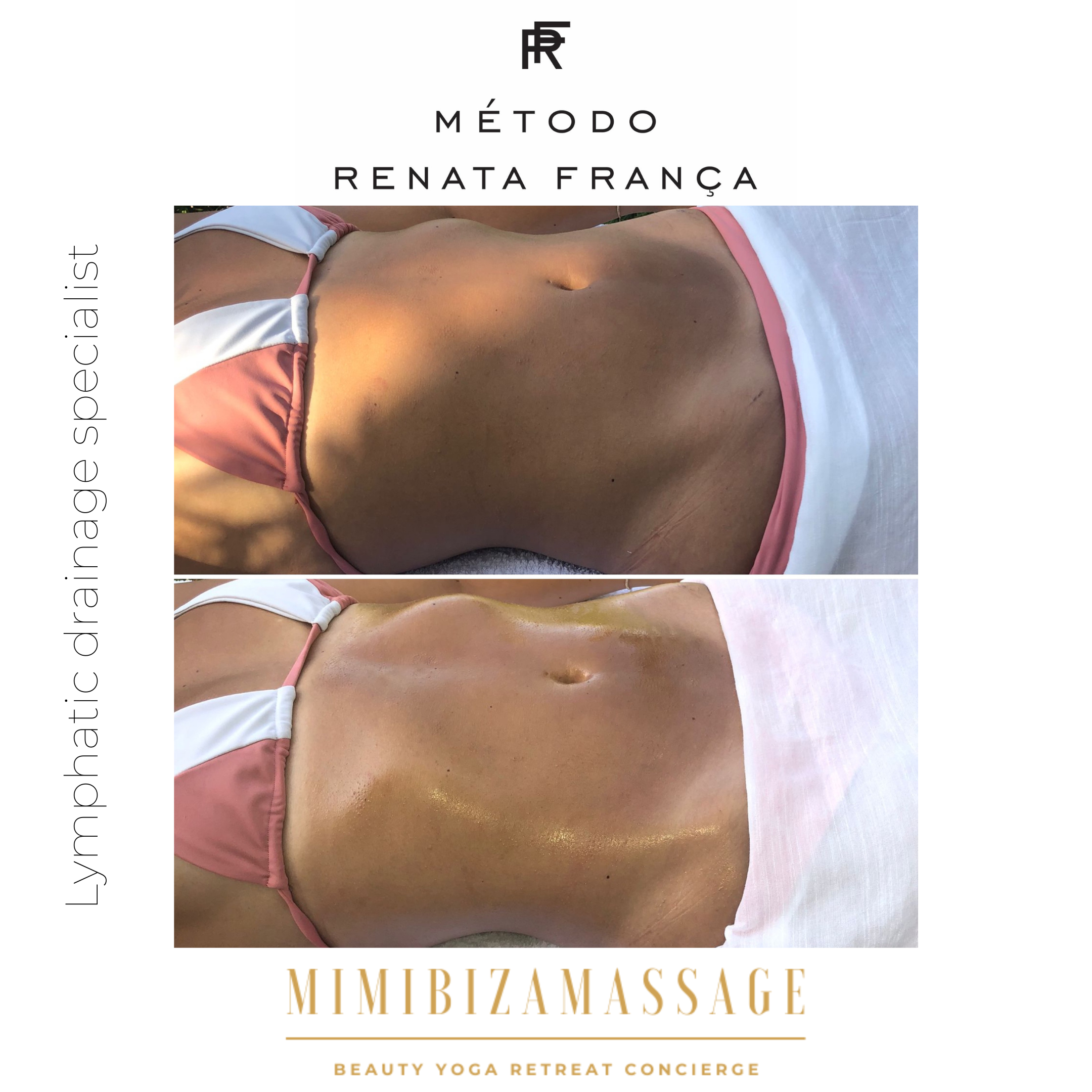 lymphatic drainage Ibiza treatment with visible body results