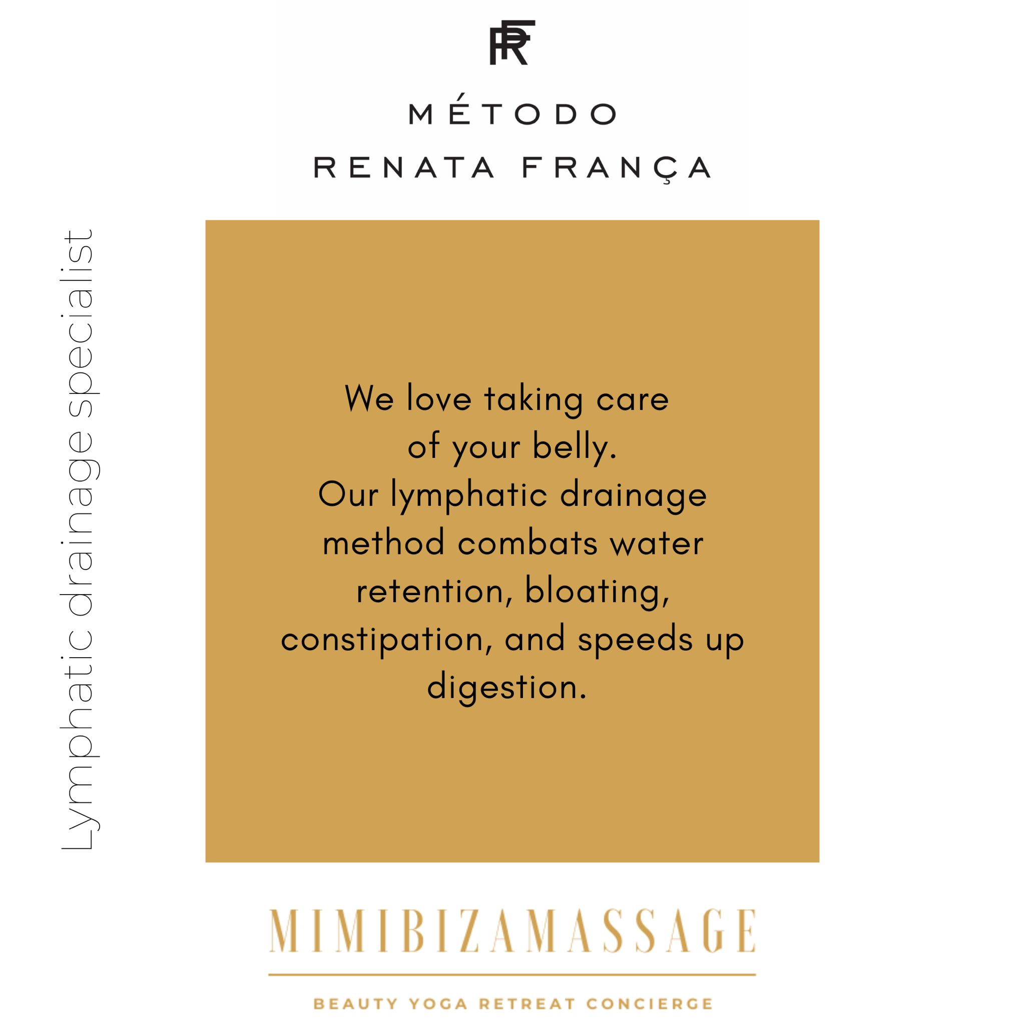 abdominal lymphatic drainage Ibiza belly detox massage treatment