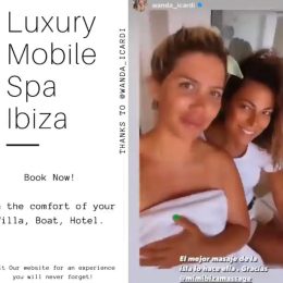 luxury mobile spa Ibiza treatment for VIP client at hotel