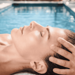 Relaxing facial massage in Ibiza at a private villa by Mimi Ibiza Massage