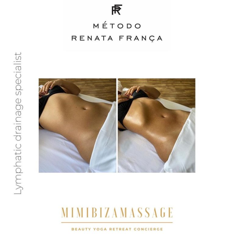Renata França Ibiza lymphatic drainage massage detox treatment