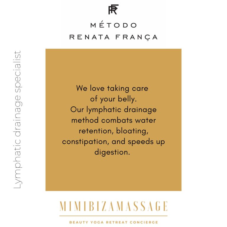 abdominal lymphatic drainage Ibiza belly detox massage treatment