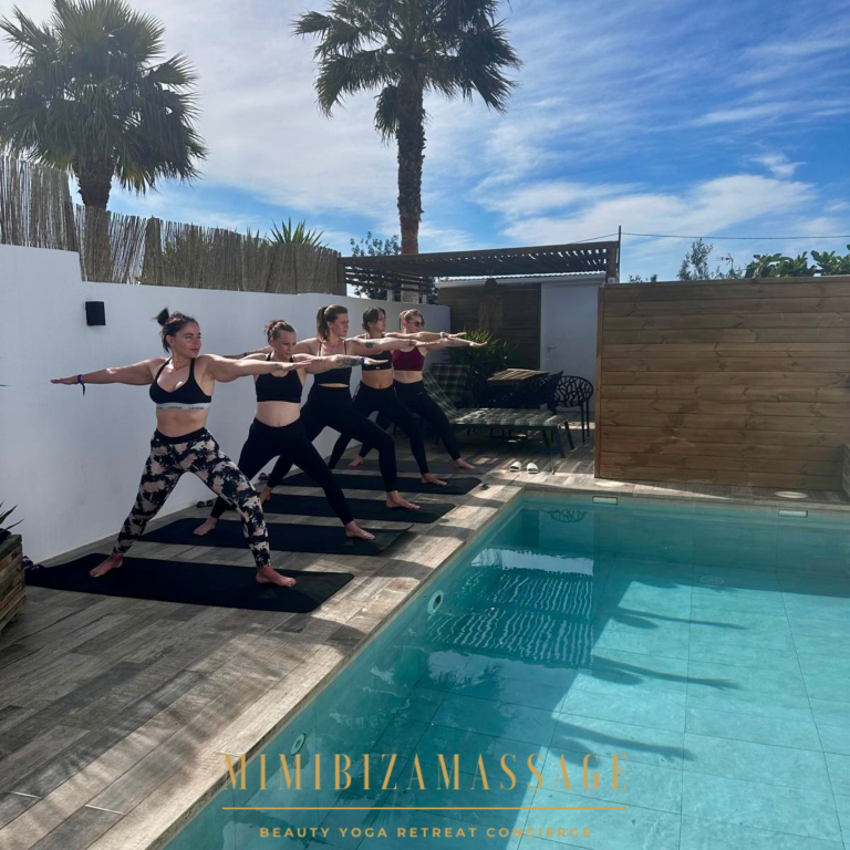 private yoga class Ibiza Vinyasa Hatha and kids yoga at villa