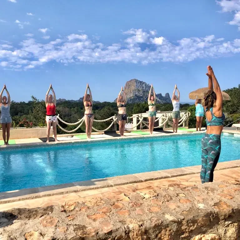 private yoga sessions Ibiza in villa