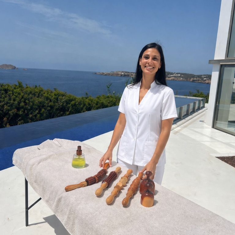 maderotherapy ibiza wood therapy treatment at villa